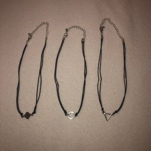 Set of Three Chokers